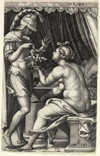 Jason and Medea, n.d., Master I.B., German, died 1525/30, Germany, Engraving in black on paper, 118