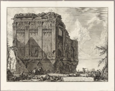 Ancient temple commonly called the Temple of Health on the Via d’Albano five miles outside Rome,