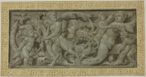 Frieze with Satyr, Nymph, and Putti, 1503/39, Circle of Giovanni Antonio de’Sacchis, called Il
