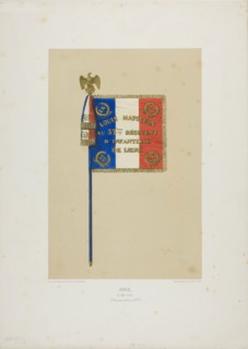 Standard: Louis Napoleon to the 33rd Infantry Line Regiment, May 10, 1852, Denis Auguste Marie