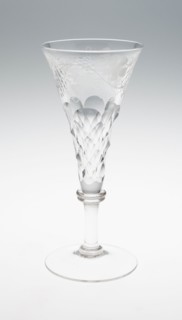 Wine Glass, c. 1790, England, Glass, H. 15.6 cm (6 1/8 in.)