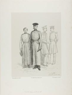 Russian Prisoners of Bomarsud, 1854, Denis Auguste Marie Raffet (French, 1804-1860), printed by