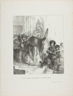 Children these days are a bad lot!, 1827, Denis Auguste Marie Raffet (French, 1804-1860), printed