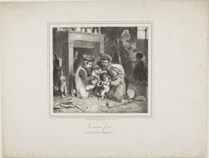 The Least Strong is the Most Treacherous, 1828, Denis Auguste Marie Raffet (French, 1804-1860),