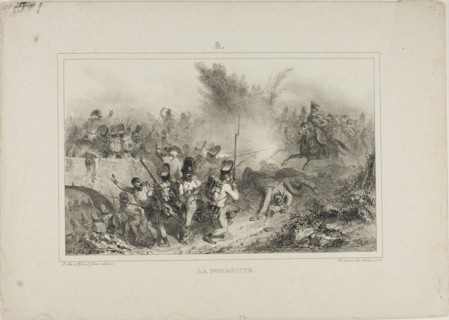 The Pursuit, 1832, Denis Auguste Marie Raffet (French, 1804-1860), printed by Chez Gihaut Frères