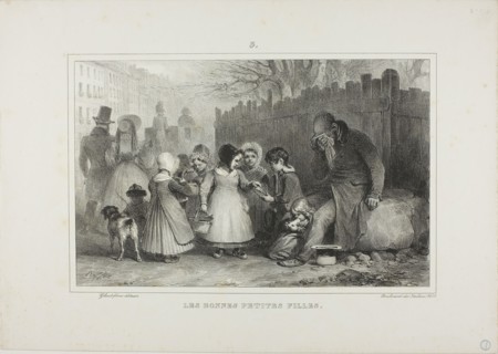 The Good Little Girls, 1832, Denis Auguste Marie Raffet (French, 1804-1860), published by Chez