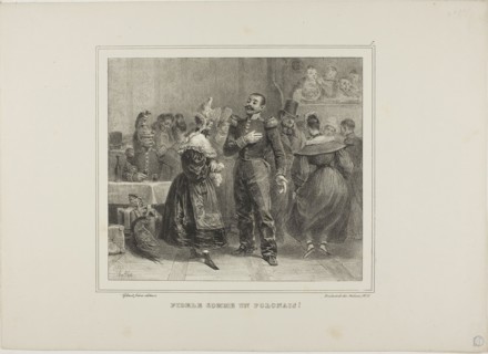 Faithful as a Polish Man!, 1833, Denis Auguste Marie Raffet (French, 1804-1860), printed by Chez