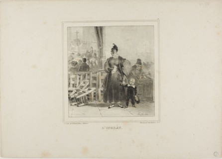 The Ingrate, 1832, Denis Auguste Marie Raffet (French, 1804-1860), printed by Chez Gihaut Frères