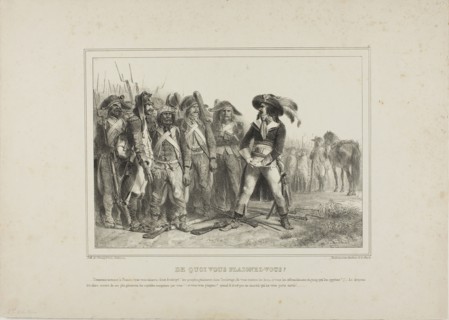 Of what do you have to complain?, 1836, Denis Auguste Marie Raffet, French, 1804-1860, France,