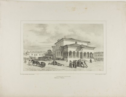 Church of St. George, Bucharest, Wallachia, July 13, 1837, 1839, Denis Auguste Marie Raffet