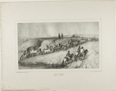 Bouzeo Passage, 1839, Denis Auguste Marie Raffet (French, 1804-1860), printed by Auguste Bry