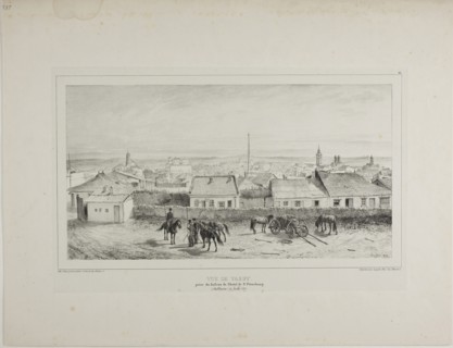 View of Yassy Taken from the Balcony of the St. Petersburg Hotel, Moldavia, July 19, 1837, 1840,