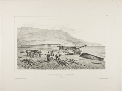 View of the Village and Bay of Yalta, Crimea, August 15, 1837, 1840, Denis Auguste Marie Raffet