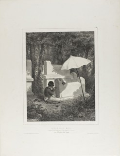 Portrait of Juguda Kazaz, Misiz, at Work as a Tomb Sculptor in the Josaphat Valley, Near