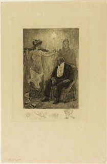Between Acts or the Englishwoman of the New Ballet, n.d., Félicien Rops, Belgian, 1833-1898,