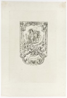 Frontispiece to Margot, la ravaudeuse, 1868, Félicien Rops, Belgian, 1833-1898, Belgium, Etching on