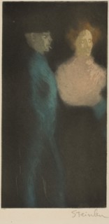 Girl and Pimp, 1898, Théophile-Alexandre Steinlen, French, born Switzerland, 1859-1923, France,