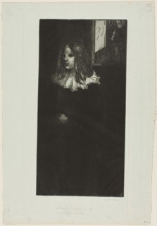 Young Girl with a White Collar, 1898, Théophile-Alexandre Steinlen, French, born Switzerland,