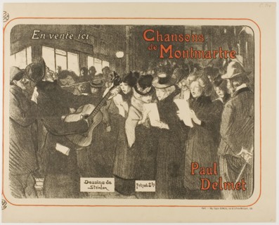 Chansons de Montmartre, 1899, Théophile-Alexandre Steinlen, French, born Switzerland, 1859-1923,