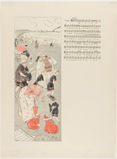 At Trouville, published August 28, 1892, Théophile-Alexandre Steinlen, French, born Switzerland,