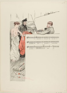 The Little Model, published 1892–1900, Théophile-Alexandre Steinlen, French, born Switzerland,