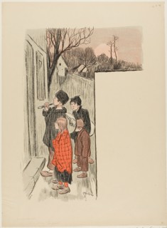 Les Petiots, published October 27, 1893, Théophile-Alexandre Steinlen, French, born Switzerland,