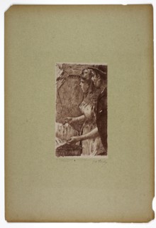 Singer Waiting, 1889–90, Georges-William Thornley (French, 1857-1935), after Edgar Degas (French,