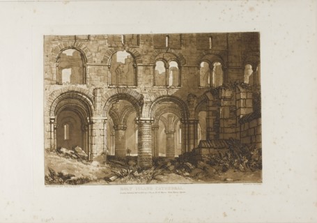 Holy Island Cathedral, plate 11 from Liber Studiorum, published February 20, 1808, Joseph Mallord