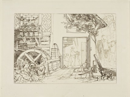 Pembury Mill, Kent, plate 12 from Liber Studiorum, published June 10, 1808, Joseph Mallord William