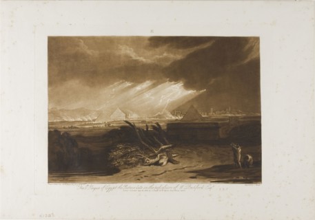 The Fifth Plague of Egypt, plate 16 from LIber Studiorum, published June 10, 1808, Joseph Mallord