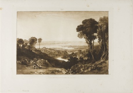 Junction of Severn and Wye, plate 28 from Liber Studiorum, published June 1811, Joseph Mallord