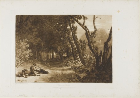 Procris and Cephalus, plate 41 from Liber Studiorum, published February 14, 1812, Joseph Mallord