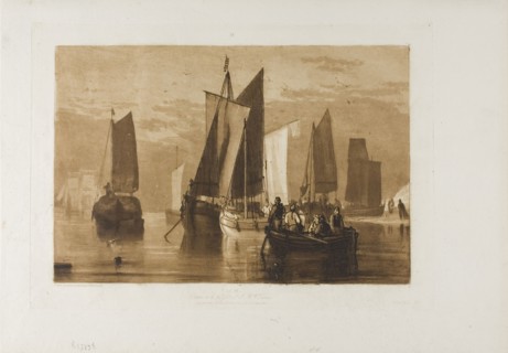 Calm, plate 44 from Liber Studiorum, published April 23, 1812, Joseph Mallord William Turner,
