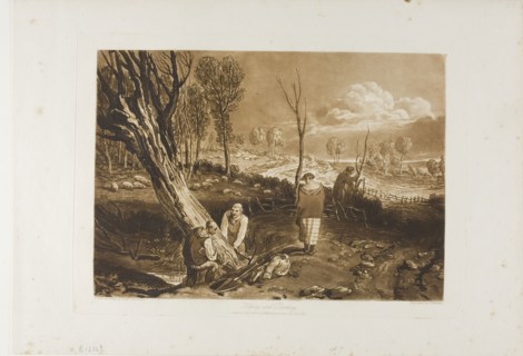 Hedging and Ditching, plate 47 from Liber Studiorum, published May 23, 1812, Joseph Mallord William
