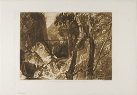 Mill near the Grand Chartreuse, plate 54 from Liber Studiorum, published January 1, 1816, Joseph