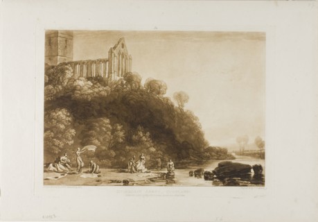 Dumblain Abbey, plate 56 from Liber Studiorum, published January 1, 1816, Joseph Mallord William