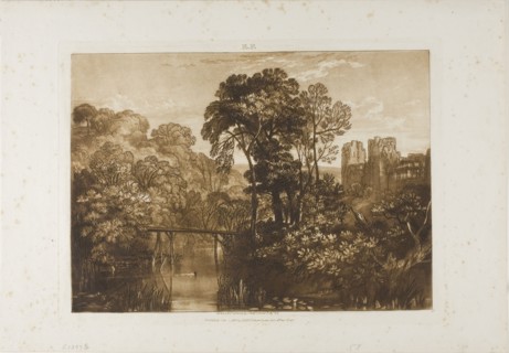 Berry Pomeroy Castle, plate 58 from Liber Studiorum, published January 1, 1816, Joseph Mallord