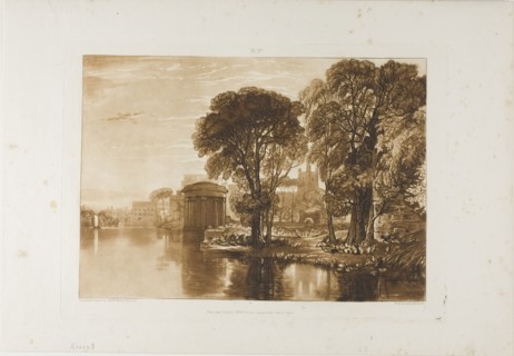 Isleworth, plate 63 from Liber Studiorum, published January 1, 1819, Joseph Mallord William Turner