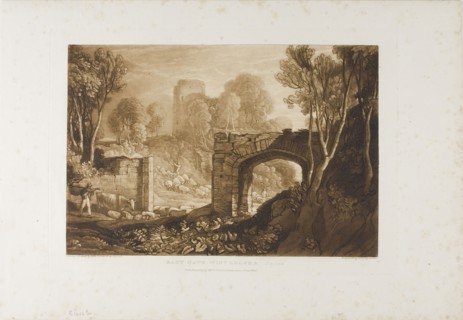 East Gate, Winchelsea, plate 67 from Liber Studiorum, published January 1, 1819, Joseph Mallord