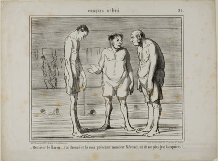 Baron, I have the honor of introducing you to Mr. Mérouel, one of our biggest bankers…, Baron, I