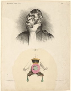 DUP…, plate 171 from Célébrités de la Caricature, 1832, Honoré Victorin Daumier, French, 1808-1879,