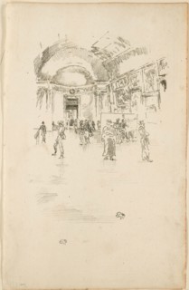 The Long Gallery, Louvre, 1894, James McNeill Whistler, American, 1834-1903, United States,