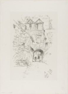 The Priest’s House, Rouen, 1894/95, James McNeill Whistler, American, 1834-1903, United States,