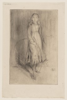 Florence Leyland, 1874, James McNeill Whistler, American, 1834-1903, United States, Drypoint with