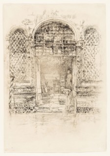 The Doorway, 1879/80, James McNeill Whistler, American, 1834-1903, United States, Etching in black