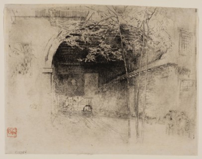 Traghetto, 1879/80, James McNeill Whistler, American, 1834-1903, United States, Etching and