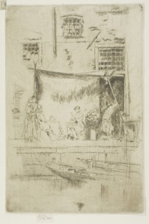 Fruit Stall, 1879/80, James McNeill Whistler, American, 1834-1903, United States, Etching and