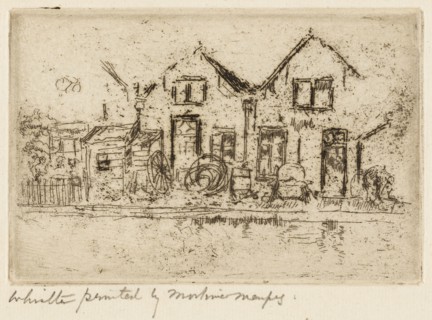 The Little Wheelwright’s, 1886, James McNeill Whistler, American, 1834-1903, United States, Etching