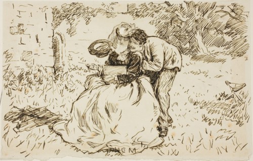 Perspective, 1870/91, Attributed to Charles Keene, England, 1823-1891, England, Pen and brown ink