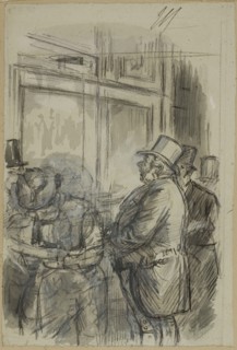 The Potato Harvest, 1877, Charles Keene, English, 1823-1891, England, Pen and brown ink, with brush